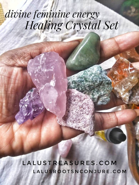 Activating Divine Feminine Energy Healing Crystal Set | Activate Your Yoni/Womb