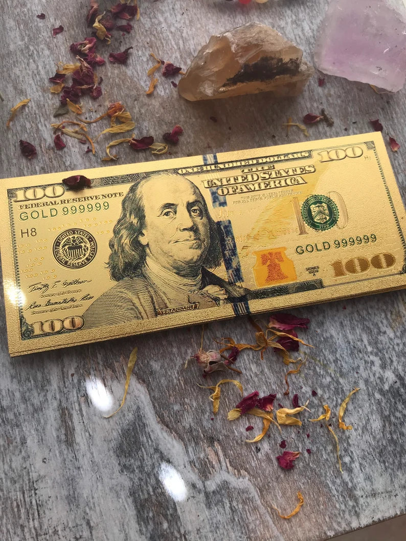 Golden Dollar Note
