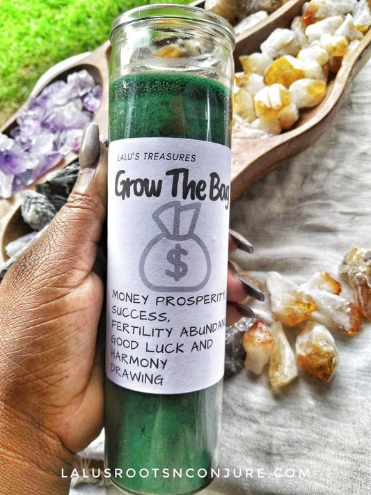 Money Drawing: Grow The Bag Green Candle