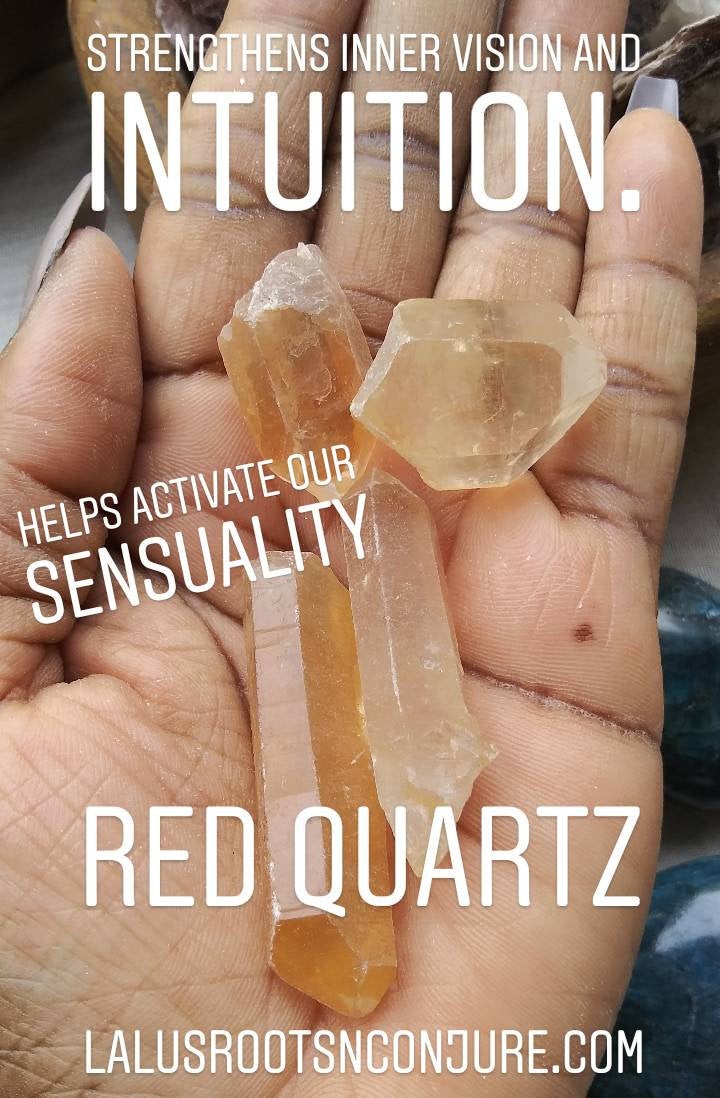 Red Quartz Healing Points| Root and Sacral Chakra| Sensuality Stone
