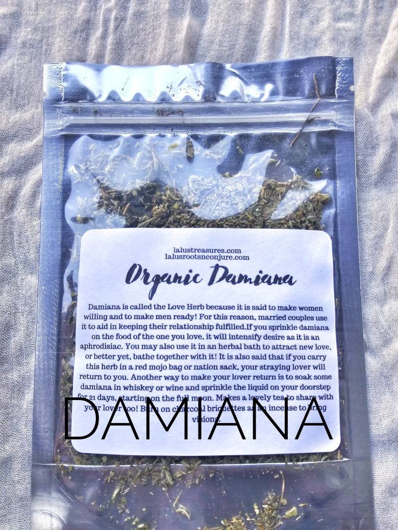 Damiana Leaves | Love Drawing Herb