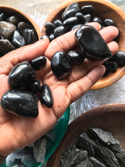 Apache Tear Obsidian for mourning, releasing, and letting go