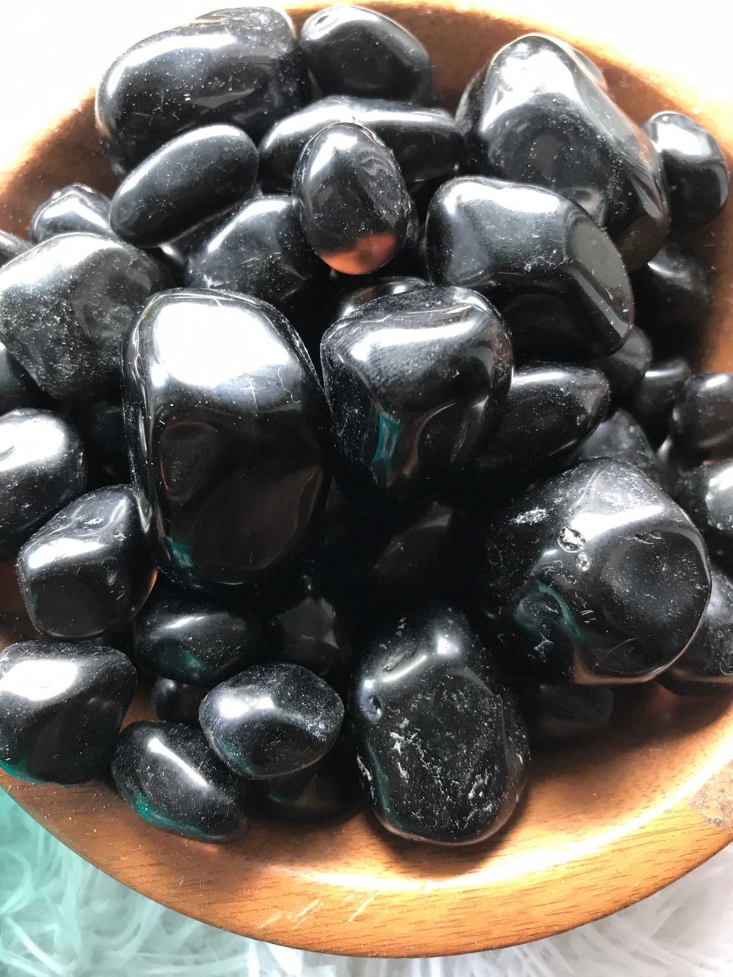 Apache Tear Obsidian for mourning, releasing, and letting go