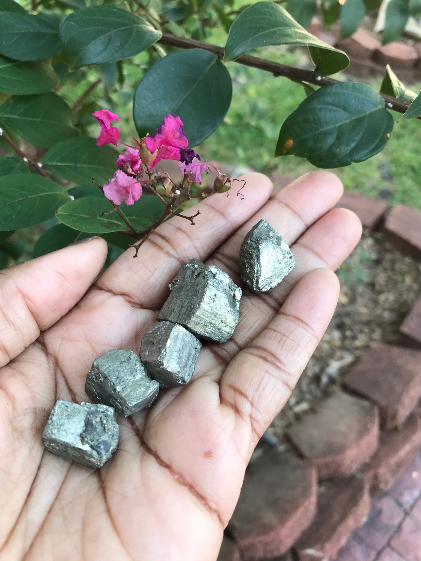 Natural Pyrite Cubes for confidence, abundance and power