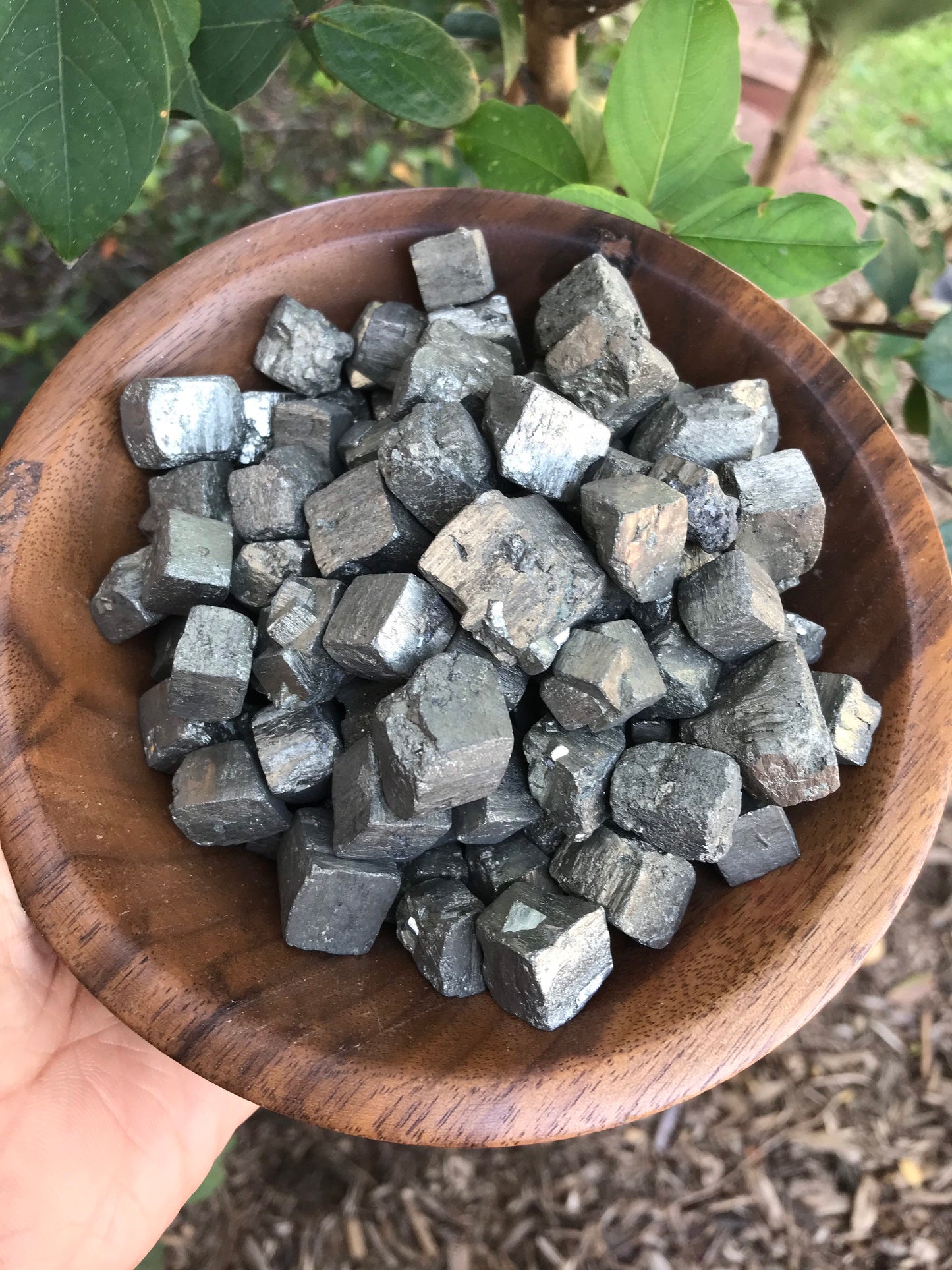 Natural Pyrite Cubes for confidence, abundance and power