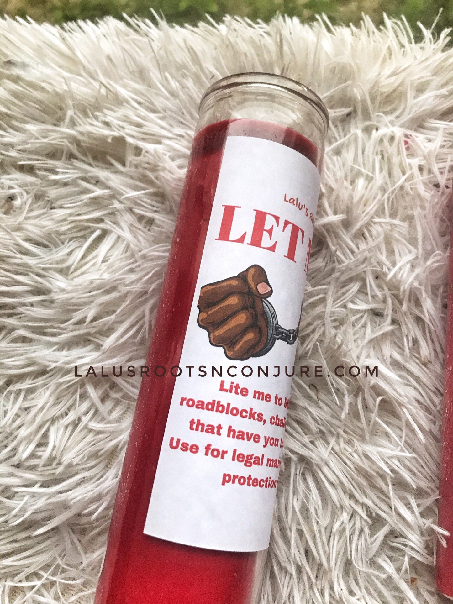 Let Me Go/Free Me Candle | use for clearing obstacles and challenges | use for protection with the law, courtroom or legal matter