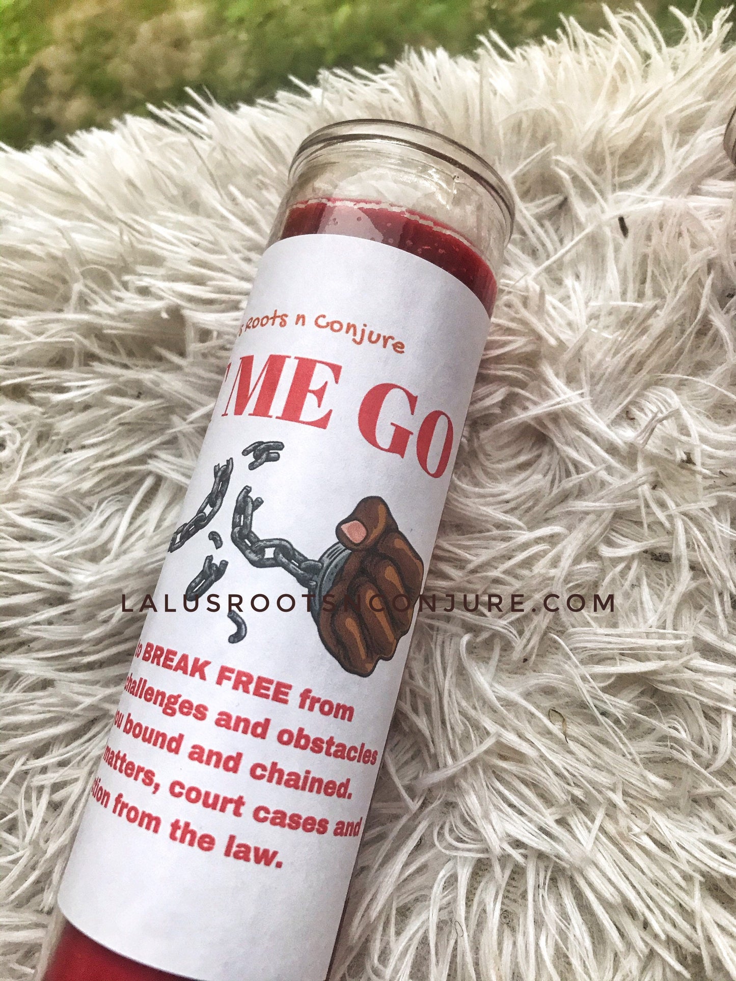 Let Me Go/Free Me Candle | use for clearing obstacles and challenges | use for protection with the law, courtroom or legal matter