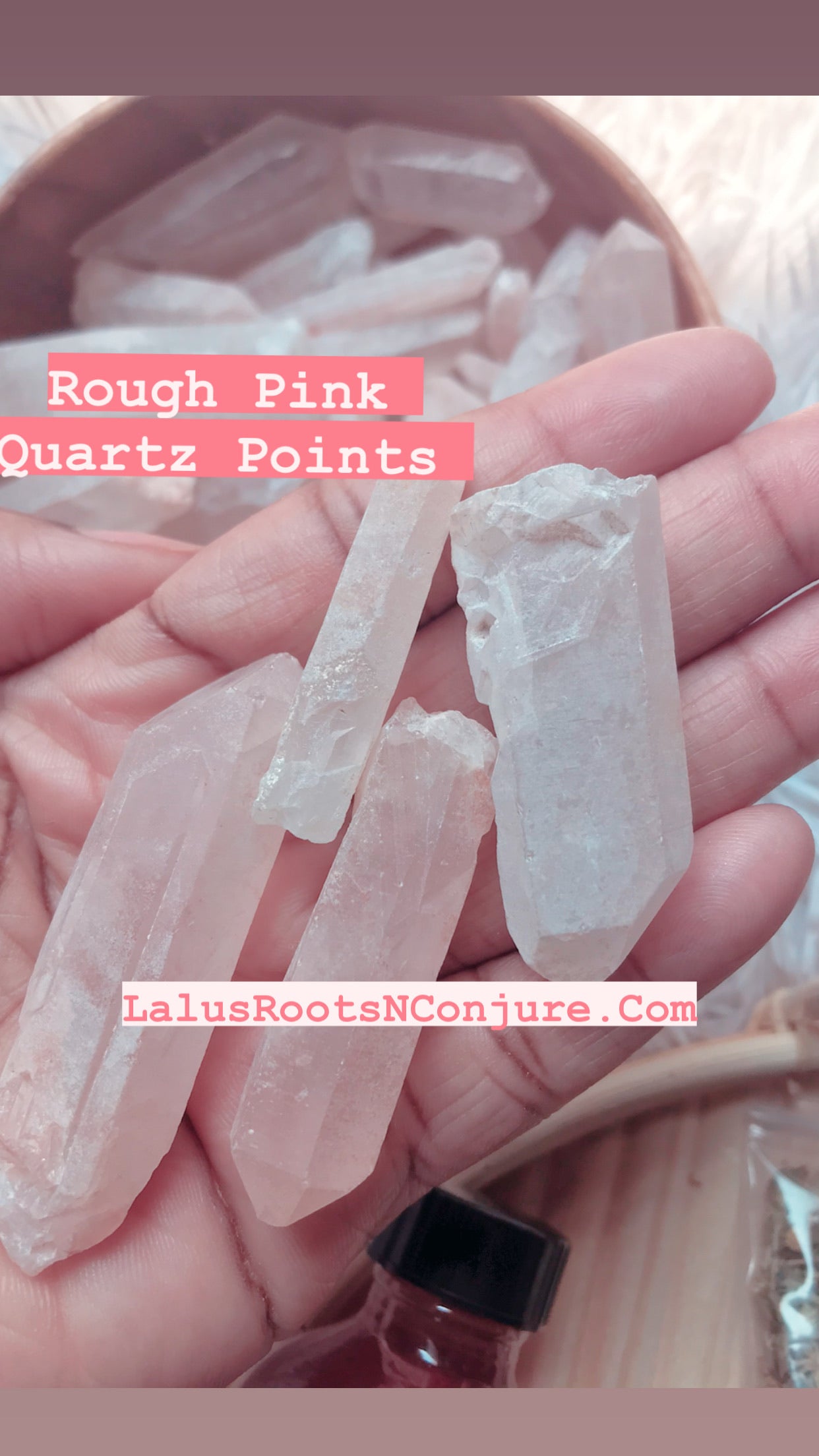 Rough Rose Quartz Point | Love