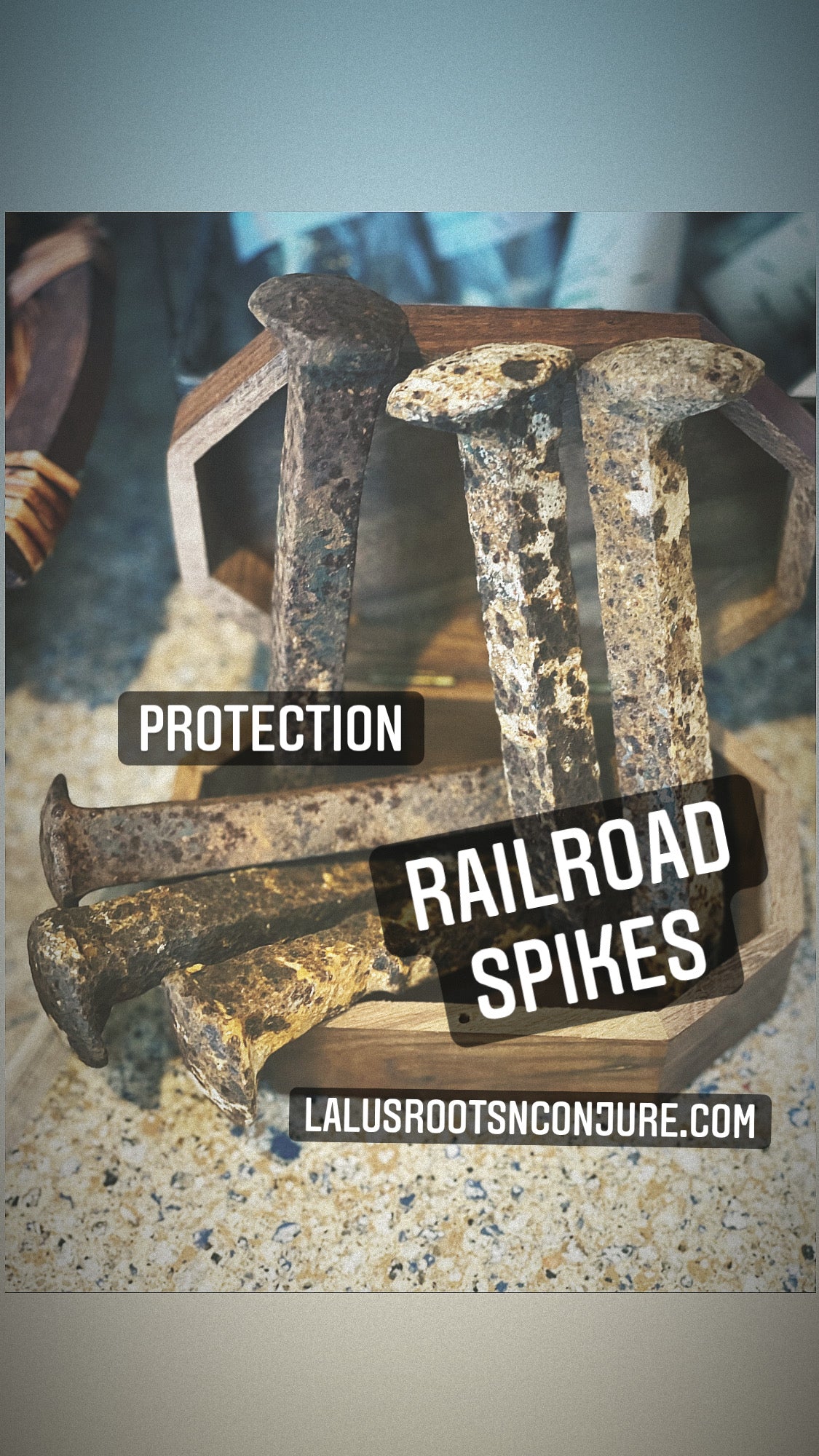 Railroad Spikes-Hoodoo, Voodoo, Vodou, Santeria, Conjure, Protection