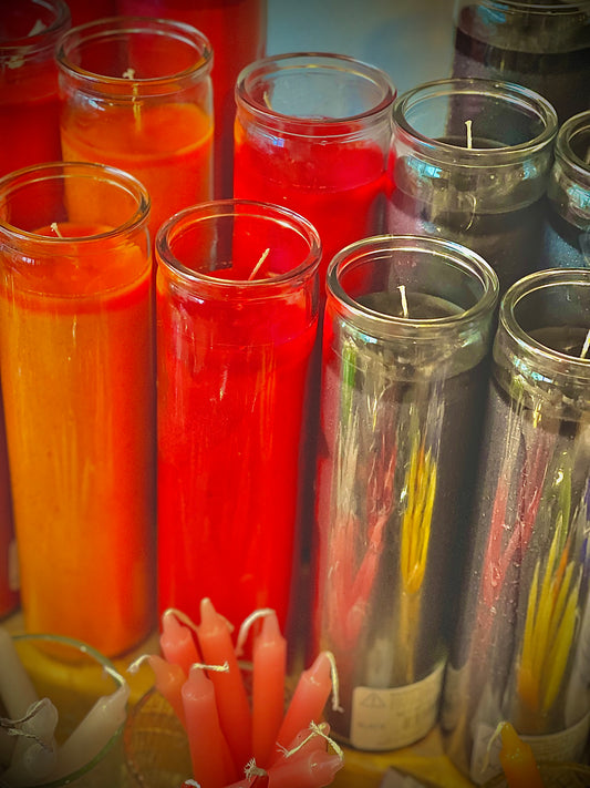 7 Day Glass Candles